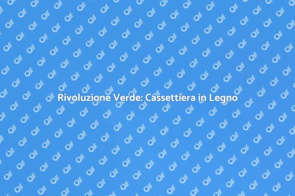Scoprite la Cassettiera per Giardino