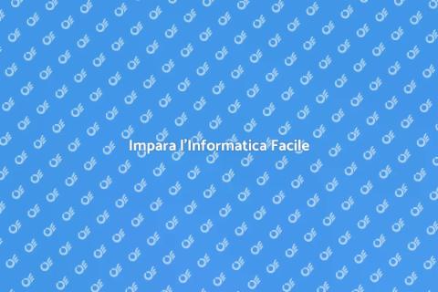 Lezioni di Informatica per Tutti