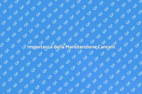 Manutenzione Cancelli Automatici Essenziale