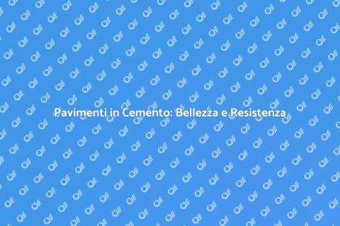 Lastricato in Cemento: Versatilità e Stile