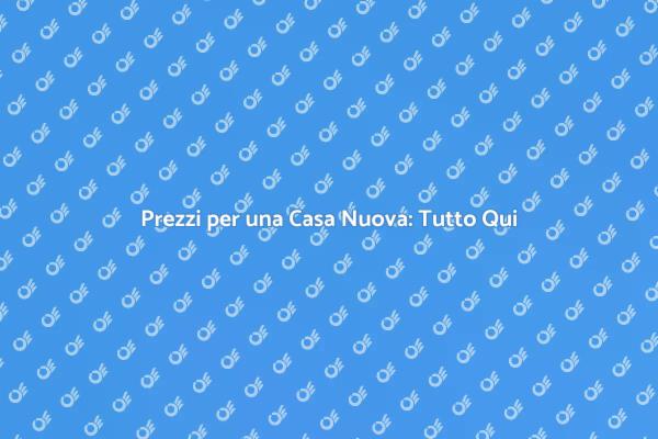 Guida ai Costi per Costruire Casa