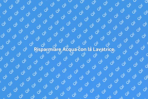 Ottimizzare il Consumo d'Acqua