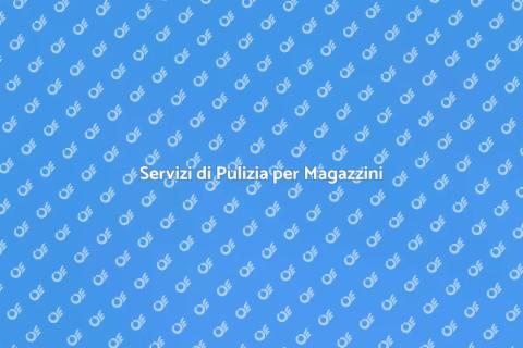 Pulizia Grandi Magazzini e Catene