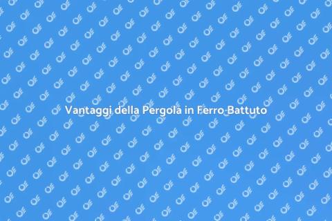 Pergola in Ferro Battuto: Eleganza Esterna