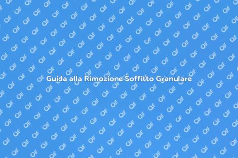 Rimozione Soffitto Intonaco Granulare