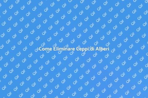 Triturare Ceppi di Alberi Efficace