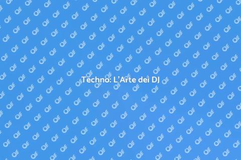 Musica Techno: Il Potere del DJ