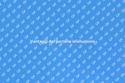 Portone sezionale alluminio industriale
