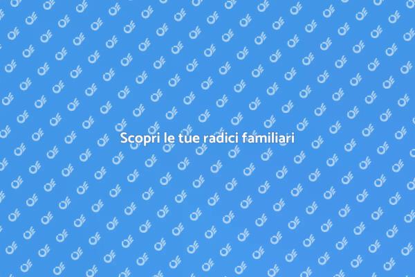 Il viaggio nella storia del tuo cognome