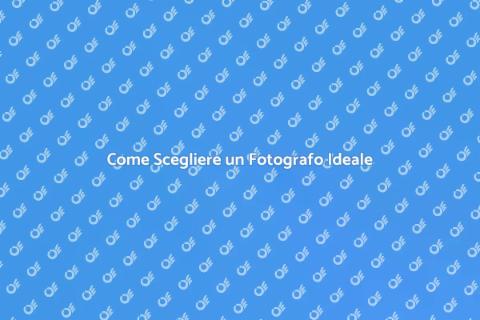 Ingaggiare un Fotografo Professionista