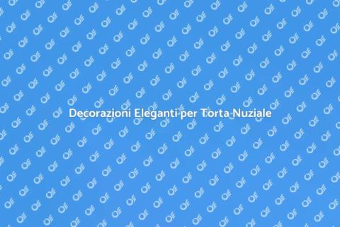 Torta Nuziale con Decorazioni Eleganti