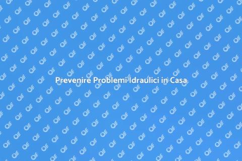 Ispezione Idraulica Preventiva