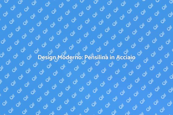 Eleganza e Funzionalità: Pensilina in Acciaio