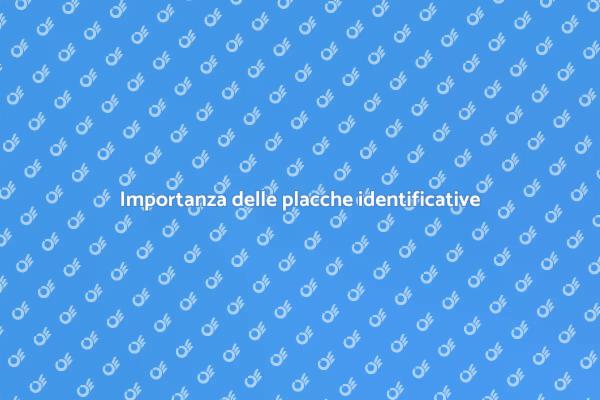 Incisione per sicurezza e ordine