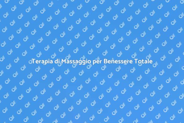 Riequilibrio e Relax con il Massaggio