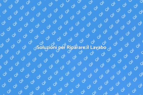 Riparare un Lavabo del Bagno