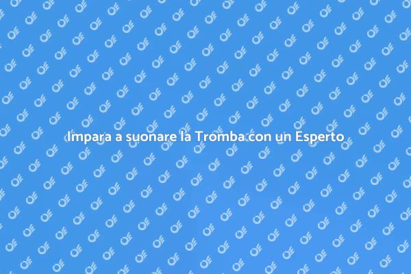 Scopri la Tromba con un Insegnante Esperto