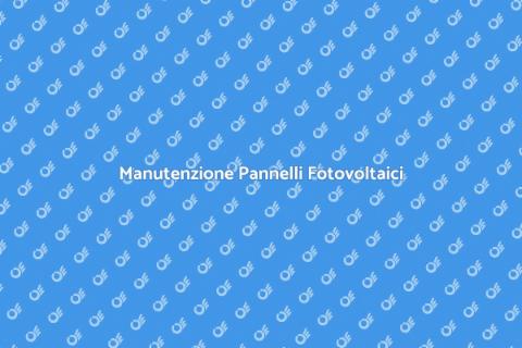 Aggiustare i Pannelli Fotovoltaici