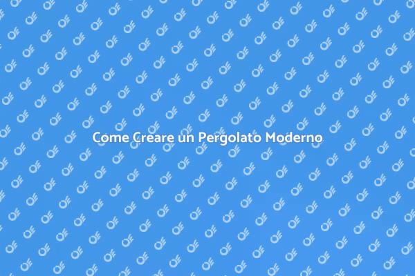 Progetta il Tuo Pergolato Ideale