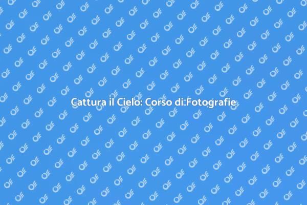 Organizza il Tuo Corso di Fotografie Aeree