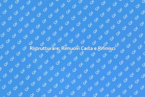 Rimuovere Carta da Parati e Rifinire