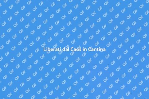 Svuotare Cantine e Eliminare il Disordine