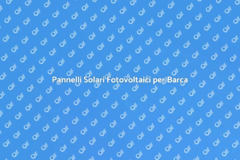 Installare Pannelli Solari su Barca