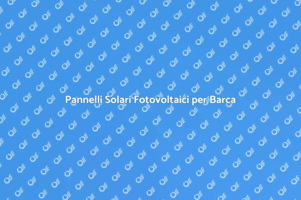 Navigazione Sostenibile con Pannelli Solari