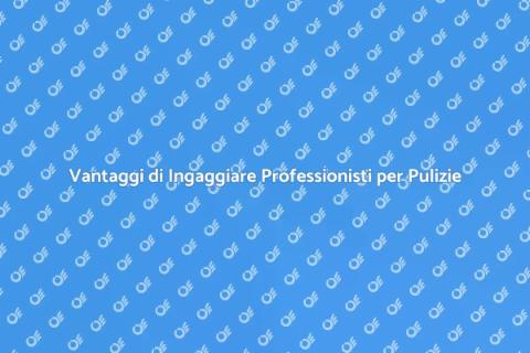 Ingaggiare Impresa di Pulizie Professionale