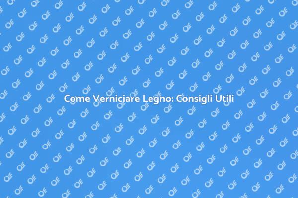 Rinnova il Tuo Legno con Stile