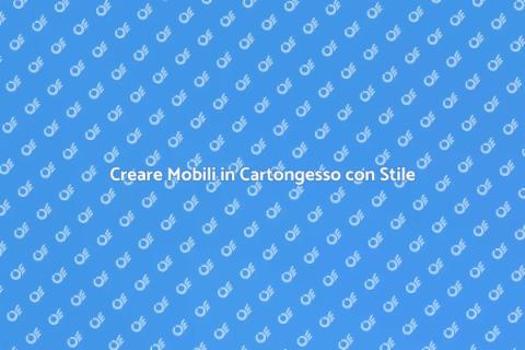 Mobile in Cartongesso: Stile e Funzionalità