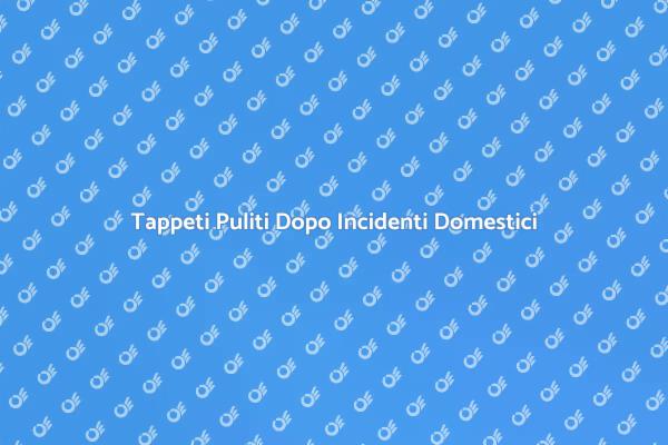 Come Pulire Tappeti Dopo un Infortunio