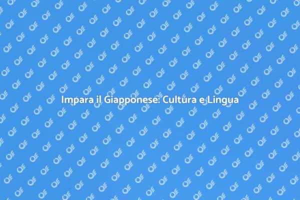 Impara il Giapponese con Noi!