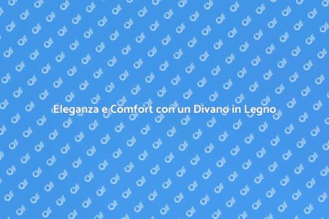 Divano da Terrazzo in Legno