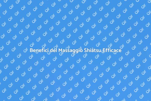 Il Massaggio Shiatsu: Un Rimedio Naturale