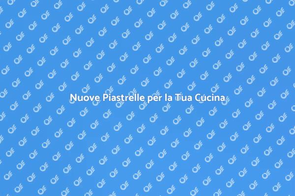 Ristrutturazione delle Piastrelle in Cucina