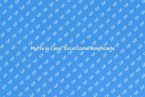 Bonifica della Muffa: Salute Casa