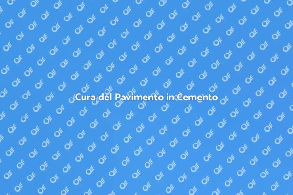 Come Mantenere il Pavimento in Cemento