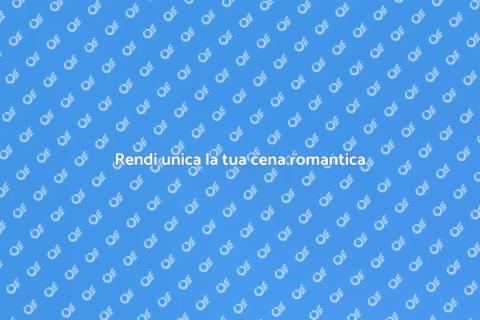 Cena romantica con un personal chef
