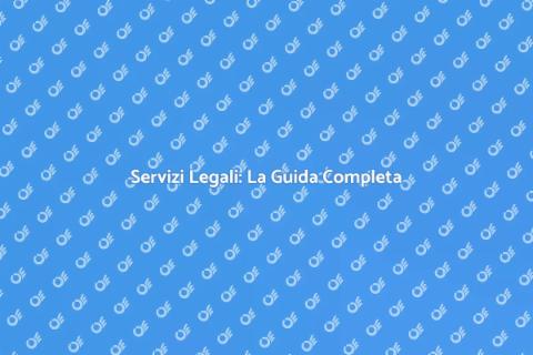 Consulenza Legale: Servizi Professionali