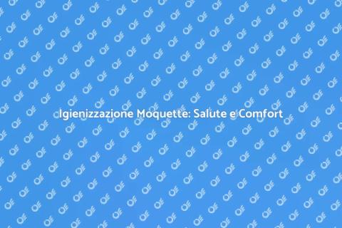 Igienizzazione della Moquette Essenziale