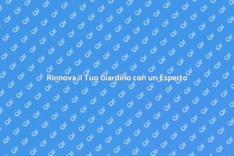 Architetto Paesaggista per il Giardino