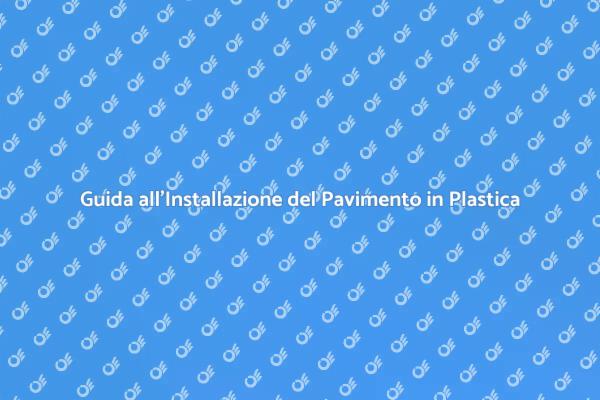 Ristruttura con un Pavimento in Plastica
