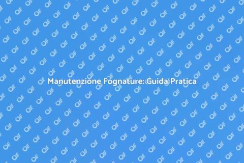 Pulire Tubazioni delle Fognature