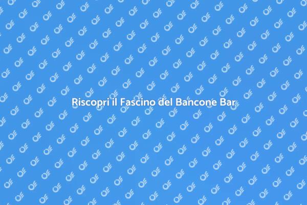 Il Restauro del Bancone Bar d'Epoca