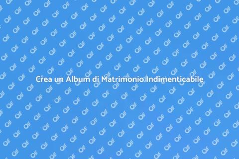 Album Fotografico di Matrimonio Unico