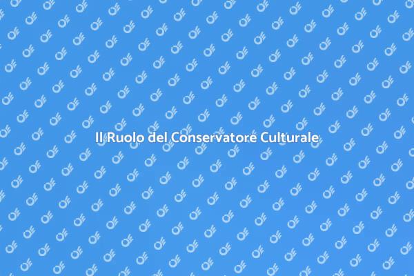 Conservazione dei Beni Culturali