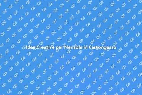 Mensole in Cartongesso: Stile e Funzionalità