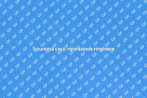 Riparazione ringhiere danneggiate