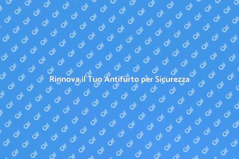 Sostituzione Sistema Antifurto Sicuro